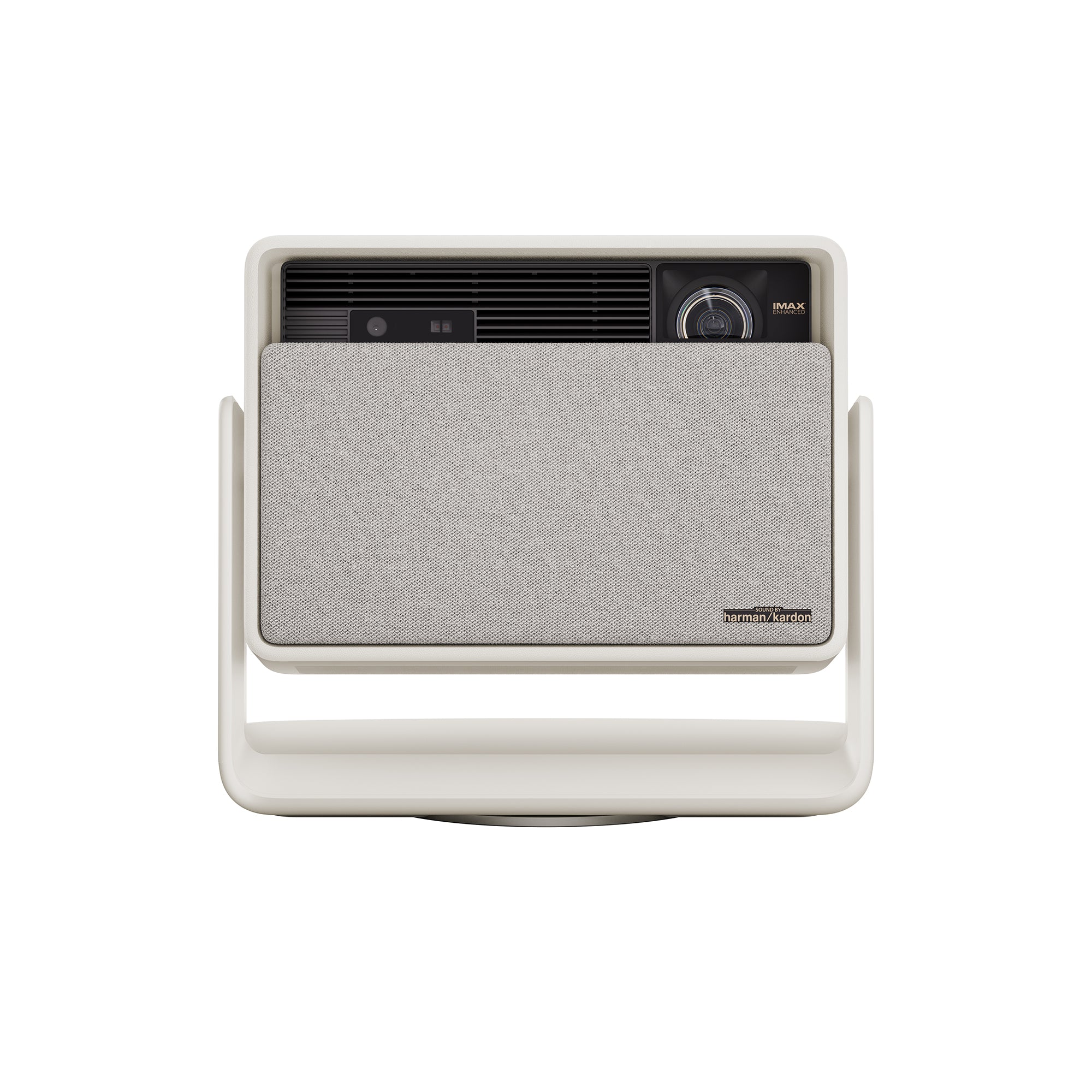 XGIMI HORIZON S Maxホームプロジェクターは柔軟なスタンドが組み込まれているため、追加のブラケットやマウントは必要ありません。