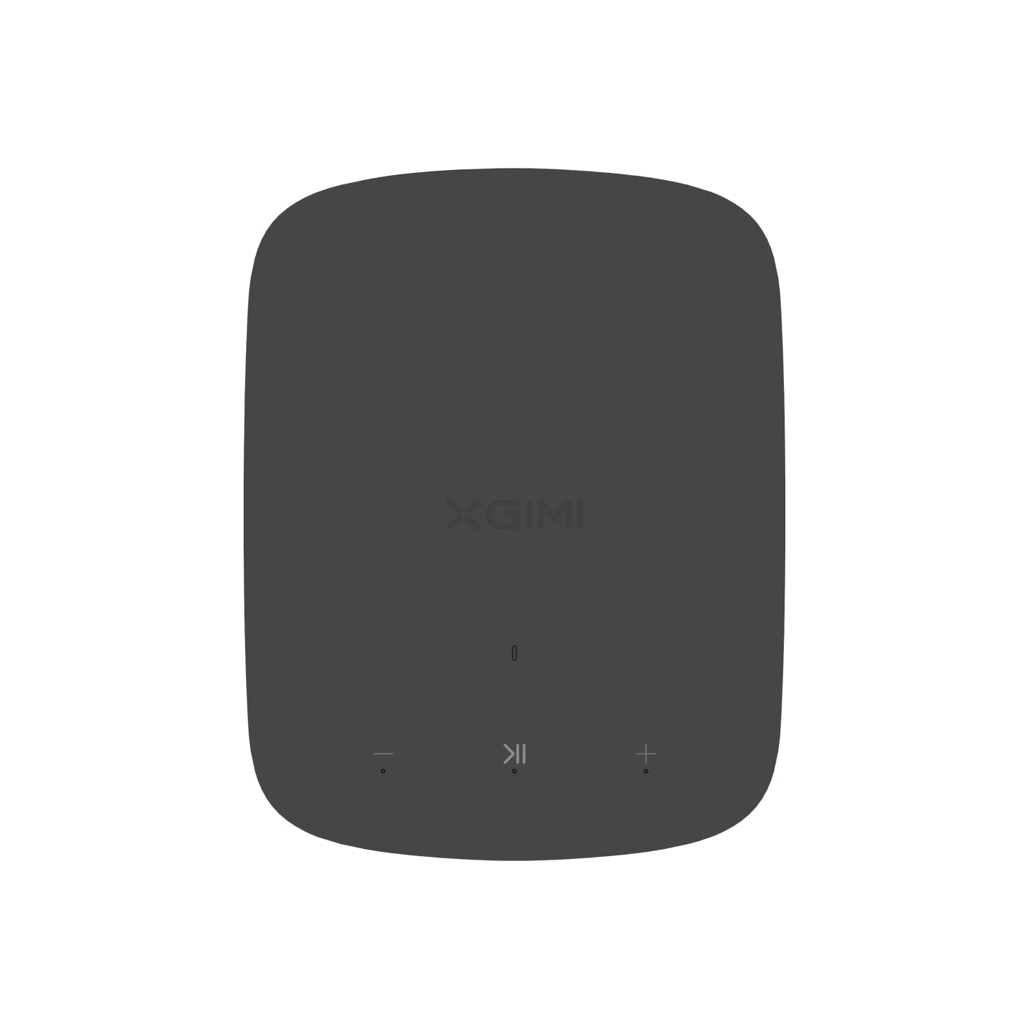 XGIMI Halo+ (New)の上部の写真：上部には3つのコントロールボタンとインジケーターライトがあります。